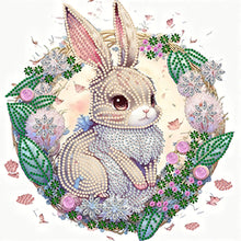 Load image into Gallery viewer, Comic Version Zodiac Rabbit 30*30CM (canvas) Partial Special-Shaped Drill Diamond Painting
