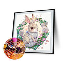 Load image into Gallery viewer, Comic Version Zodiac Rabbit 30*30CM (canvas) Partial Special-Shaped Drill Diamond Painting
