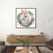 Load image into Gallery viewer, Comic Version Zodiac Rabbit 30*30CM (canvas) Partial Special-Shaped Drill Diamond Painting
