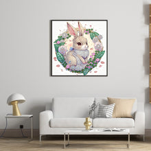 Load image into Gallery viewer, Comic Version Zodiac Rabbit 30*30CM (canvas) Partial Special-Shaped Drill Diamond Painting
