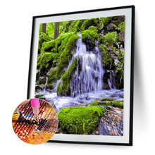 Load image into Gallery viewer, Mountain Waterfall 30*40CM (canvas) Full Round Drill Diamond Painting
