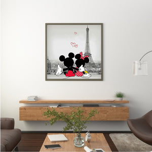 Mickey Mouse 30*30CM (canvas) Full Round Drill Diamond Painting