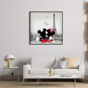 Mickey Mouse 30*30CM (canvas) Full Round Drill Diamond Painting