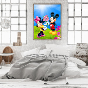 Mickey Mouse 30*40CM (canvas) Full Round Drill Diamond Painting