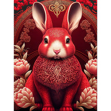 Load image into Gallery viewer, Red Golden Rabbit 30*40CM (canvas) Full Round Drill Diamond Painting
