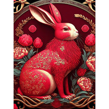 Load image into Gallery viewer, Red Golden Rabbit 30*40CM (canvas) Full Round Drill Diamond Painting
