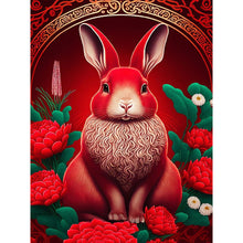 Load image into Gallery viewer, Red Golden Rabbit 30*40CM (canvas) Full Round Drill Diamond Painting
