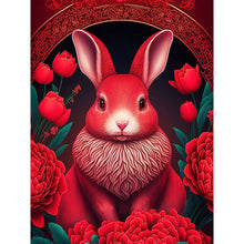 Load image into Gallery viewer, Red Golden Rabbit 30*40CM (canvas) Full Round Drill Diamond Painting
