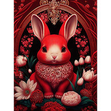 Load image into Gallery viewer, Red Golden Rabbit 30*40CM (canvas) Full Round Drill Diamond Painting
