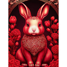 Load image into Gallery viewer, Red Golden Rabbit 30*40CM (canvas) Full Round Drill Diamond Painting
