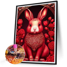 Load image into Gallery viewer, Red Golden Rabbit 30*40CM (canvas) Full Round Drill Diamond Painting
