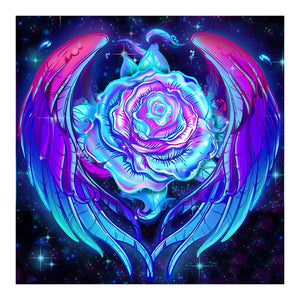 Aurora Rose 30*30CM (canvas) Full Round Drill Diamond Painting