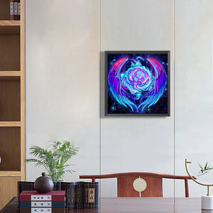 Aurora Rose 30*30CM (canvas) Full Round Drill Diamond Painting