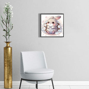 Rabbit 30*30CM (canvas) Full Round Drill Diamond Painting