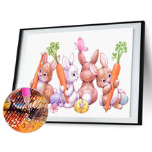 Load image into Gallery viewer, Rabbit 30*40CM (canvas) Full Square Drill Diamond Painting
