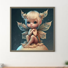 Load image into Gallery viewer, Little Girl With Wings 30*30CM (canvas) Full Round Drill Diamond Painting
