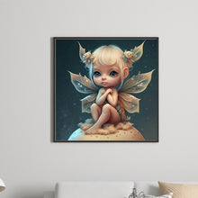 Load image into Gallery viewer, Little Girl With Wings 30*30CM (canvas) Full Round Drill Diamond Painting
