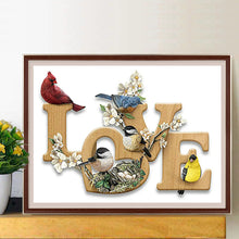 Load image into Gallery viewer, Love Birds 40*30CM (canvas) Full Round Drill Diamond Painting
