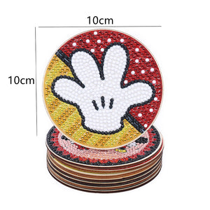 DIY Cork Coasters Creative Cup Coasters Diamonds Cup Mat for Tabletop Protection