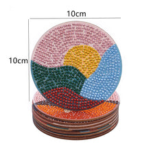 Load image into Gallery viewer, DIY Cork Coasters Creative Cup Coasters Diamonds Cup Mat for Tabletop Protection
