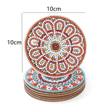 Load image into Gallery viewer, DIY Cork Coasters Creative Cup Coasters Diamonds Cup Mat for Tabletop Protection
