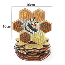 Load image into Gallery viewer, DIY Cork Coasters Creative Cup Coasters Diamonds Cup Mat for Tabletop Protection
