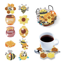 Load image into Gallery viewer, DIY Cork Coasters Creative Cup Coasters Diamonds Cup Mat for Tabletop Protection
