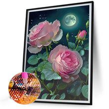 Load image into Gallery viewer, Moonlight Rose 30*40CM (canvas) Full Round Drill Diamond Painting
