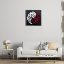 Load image into Gallery viewer, Rose Yin Yang Chart 30*30CM (canvas) Full Round Drill Diamond Painting
