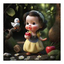 Load image into Gallery viewer, Snow White Cartoon Version 30*30CM (canvas) Full Round Drill Diamond Painting
