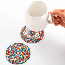 Load image into Gallery viewer, DIY Crystal Drink Coasters Reusable Creative with Holder for Tabletop Protection
