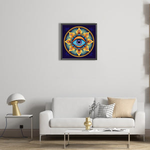 Mandala Eyes 30*30CM (canvas) Full Round Drill Diamond Painting