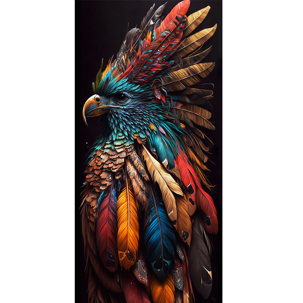 Majestic Eagle 40*80CM (canvas) Full Round Drill Diamond Painting