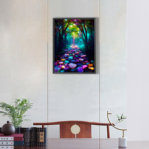 Ziguang Mountain Forest 30*40CM (canvas) Full Round Drill Diamond Painting