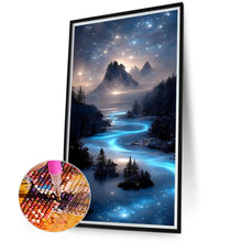 Load image into Gallery viewer, Milky Way And Starry Sky 40*70CM (canvas) Full Round Drill Diamond Painting
