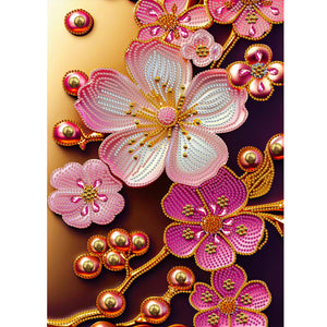 Jewelry Flower 30*40CM (canvas) Partial Special-Shaped Drill Diamond Painting