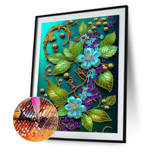 Load image into Gallery viewer, Jewelry Flower 30*40CM (canvas) Partial Special-Shaped Drill Diamond Painting
