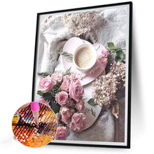 Load image into Gallery viewer, Coffee Rose 30*40CM (canvas) Full Round Drill Diamond Painting
