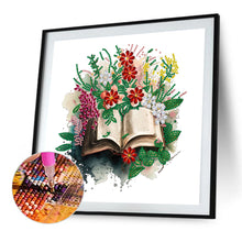 Load image into Gallery viewer, Art Flower Book 30*30CM (canvas) Partial Special-Shaped Drill Diamond Painting
