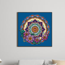 Load image into Gallery viewer, Mandala 30*30CM (canvas) Partial Special-Shaped Drill Diamond Painting
