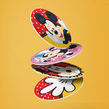 Load image into Gallery viewer, 6pcs Anti Slip Coasters Stackable DIY Creative Mickey Mouse for Table Home Decor
