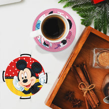 Load image into Gallery viewer, 6pcs Anti Slip Coasters Stackable DIY Creative Mickey Mouse for Table Home Decor
