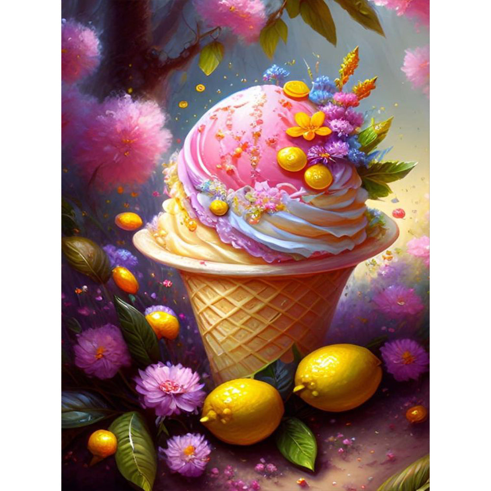 Princess Dessert 30*40CM (canvas) Full Round Drill Diamond Painting