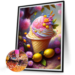 Princess Dessert 30*40CM (canvas) Full Round Drill Diamond Painting