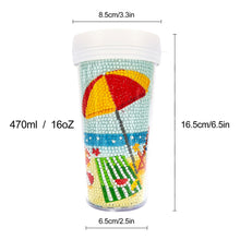 Load image into Gallery viewer, DIY Crystal Diamond Water Bottle Leak Proof BPA Free for Fitness Sports Outdoors
