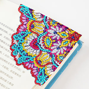 DIY Corner Bookmark Handmade 5D Diamond Painting Bookmarks Triangle for Presents