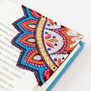 DIY Corner Bookmark Handmade 5D Diamond Painting Bookmarks Triangle for Presents