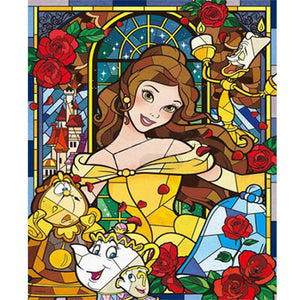 Princess Belle 50*60CM (canvas) Full Round Drill Diamond Painting