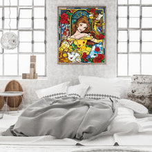 Load image into Gallery viewer, Princess Belle 50*60CM (canvas) Full Round Drill Diamond Painting
