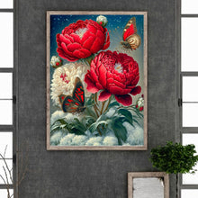 Load image into Gallery viewer, Butterfly Peony 30*40CM (canvas) Full Round Drill Diamond Painting
